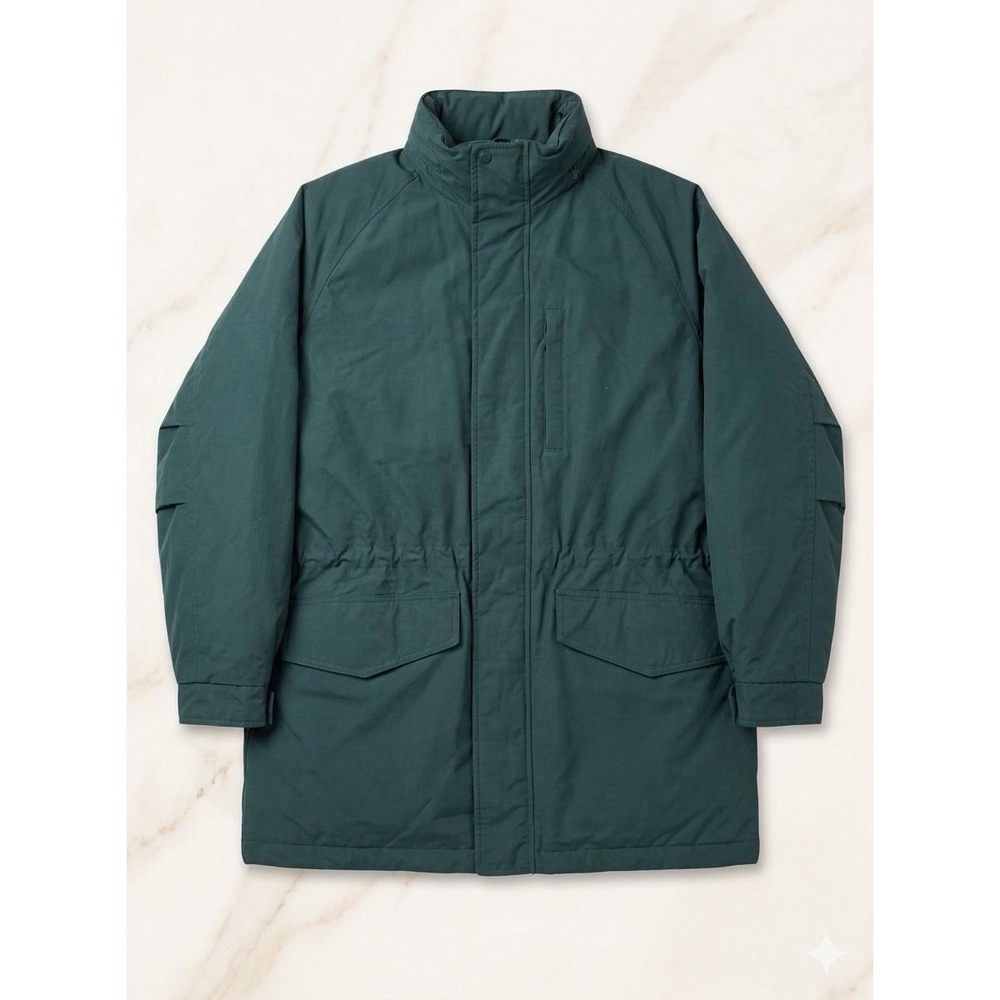 Eddie Bauer Mens Small Sympatex Goose Down Parka Jacket Removable Liner Coat